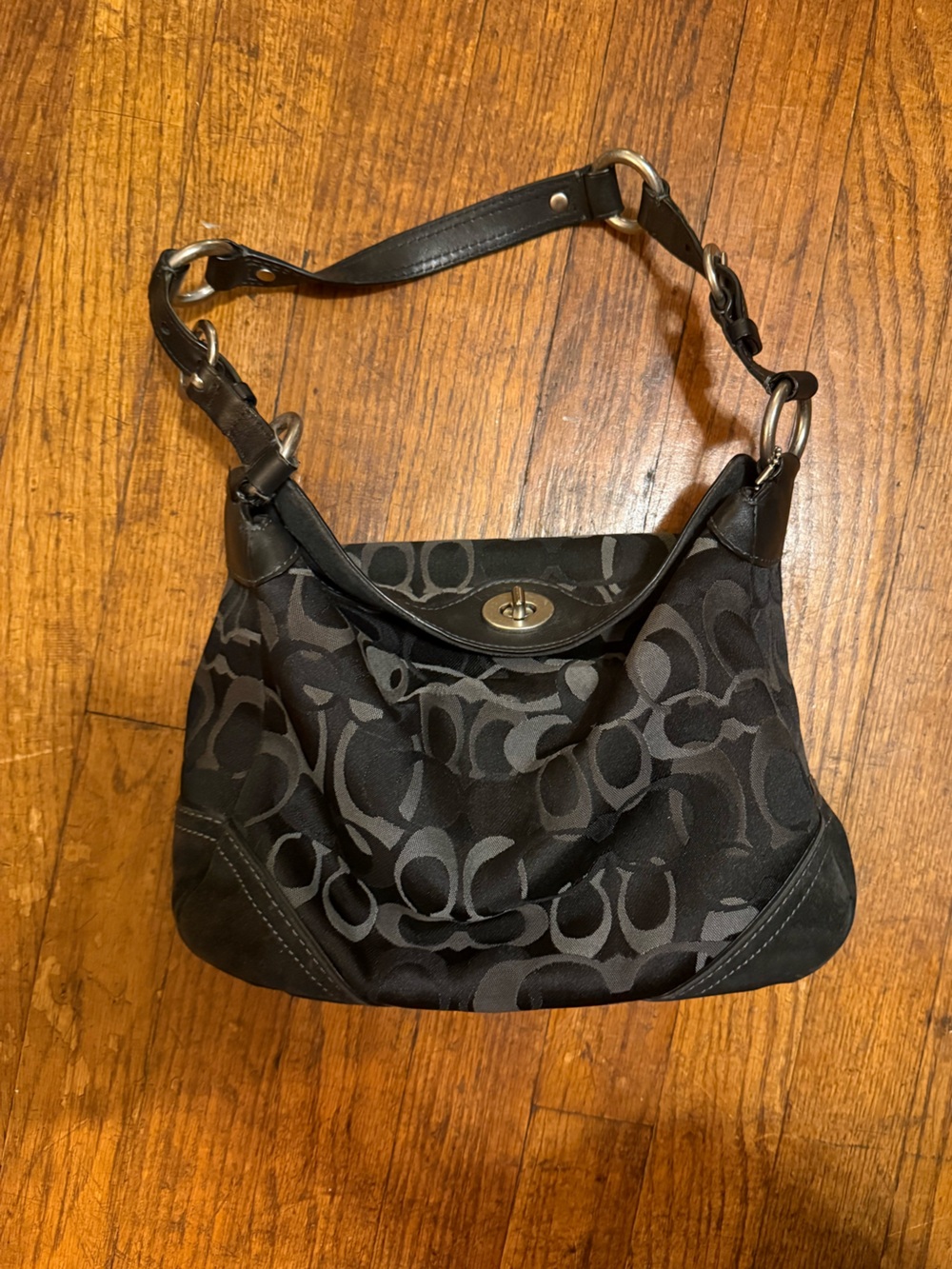 Coach Chelsea Optic Signature Hobo/Shoulder Bag